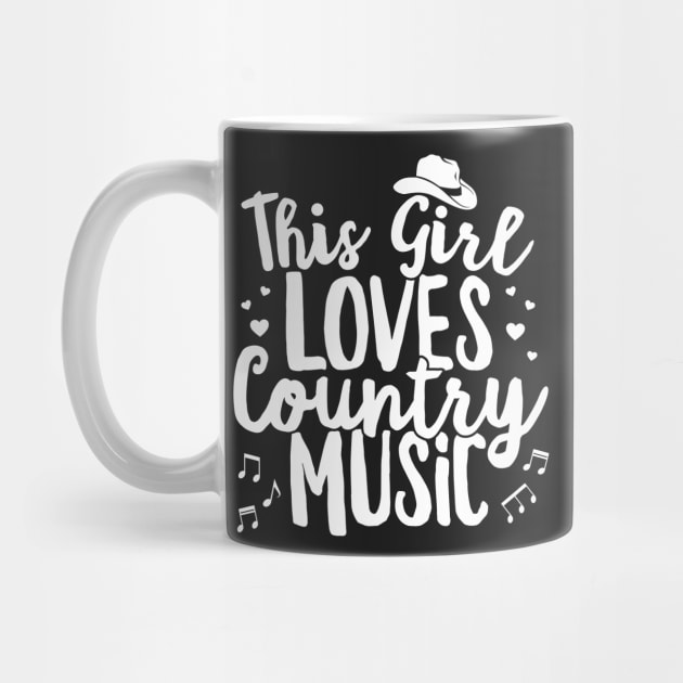 This Girl Loves Country Music Lover Western Hat Musician product by theodoros20